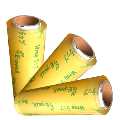 Pvc Material And Packaging Film Usage Food Wrap Film